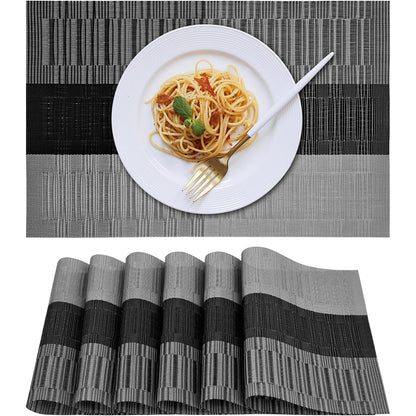 Juego de Manteles Aquila Individuales 6 piezas multicolor