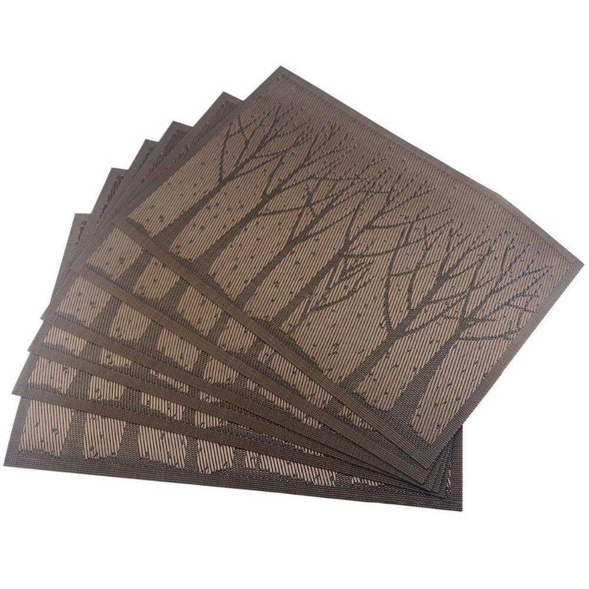 Juego de Manteles Aquila Individuales 6 piezas multicolor