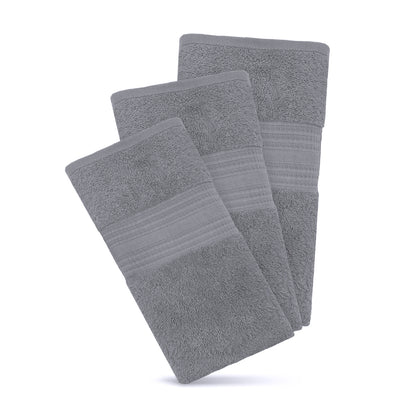 Paquete de 3 Toallas de Baño Gris