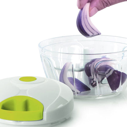 Mini Procesador Manual de Alimentos Frutas Verduras y Semillas