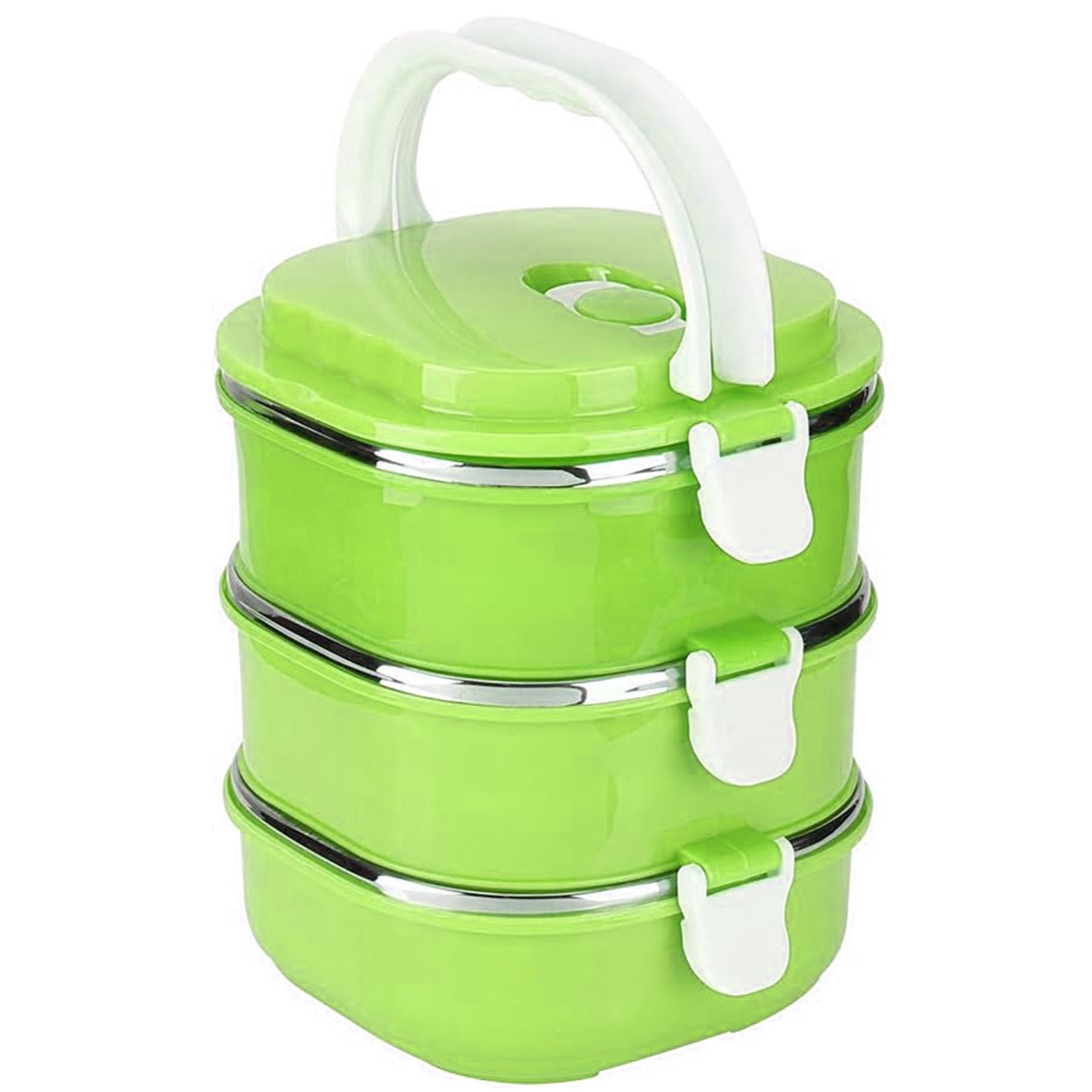 Contenedor Para Comida 3 Niveles Aquila Rectangular