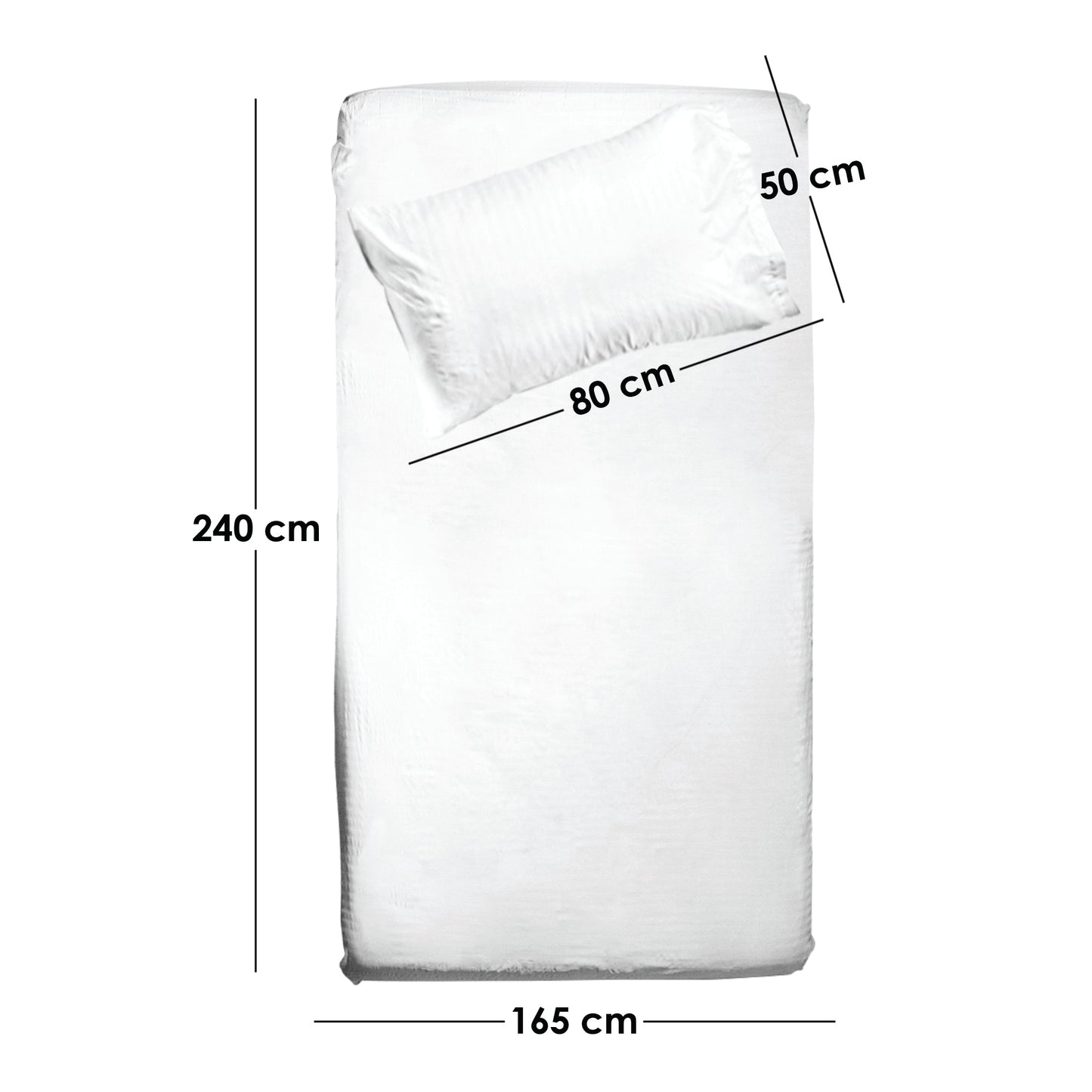 Juego de Sabanas Tacto Seda Individuales 3 pzas SB-000655