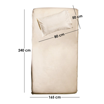 Juego de Sabanas Tacto Seda Individuales 3 pzas SB-000655