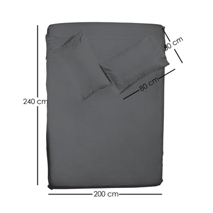 Juego de Sabanas Tacto Seda Matrimonial 4 pzas