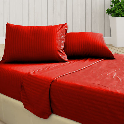 Juego de sabanas tacto seda King Size 4 piezas