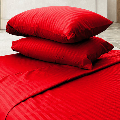 Juego de sabanas tacto seda King Size 4 piezas