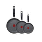 Juego de 3 Sartenes Gris T-Fal Elemental Stone