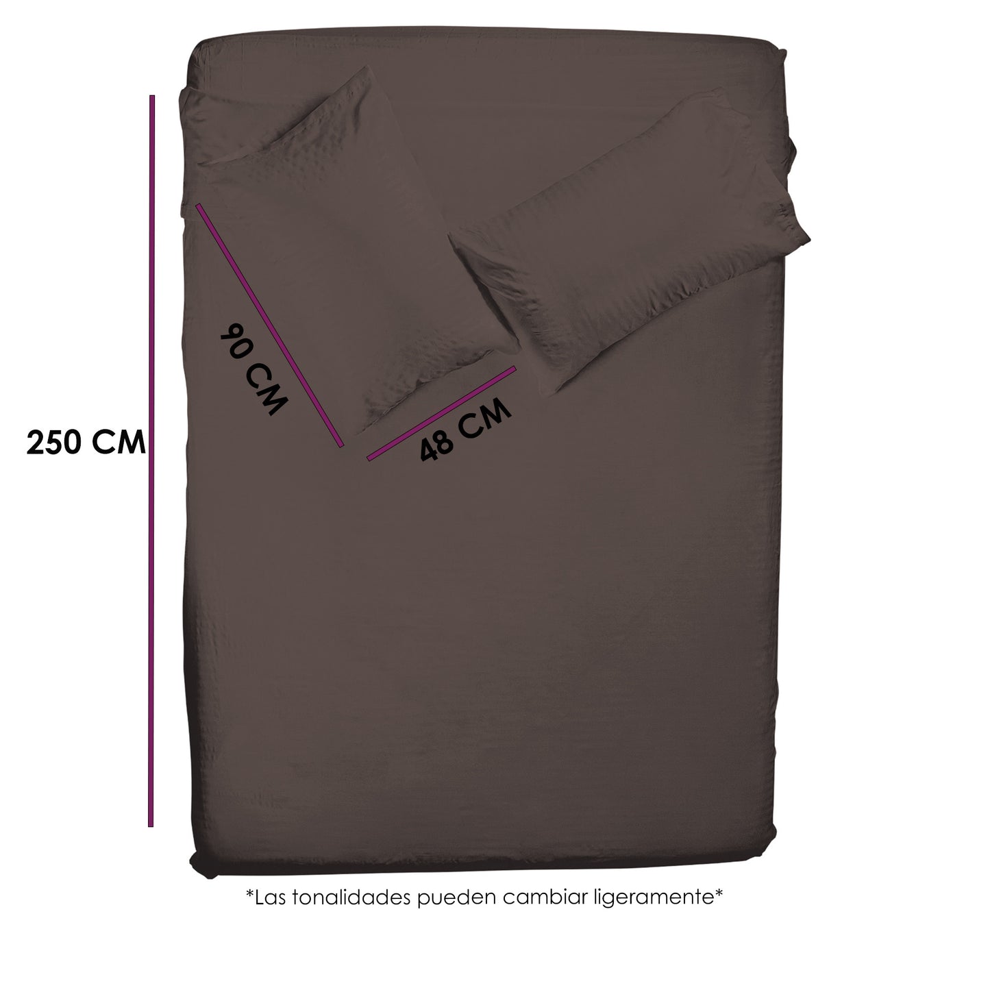 Juego de sabanas tacto seda King Size 4 piezas