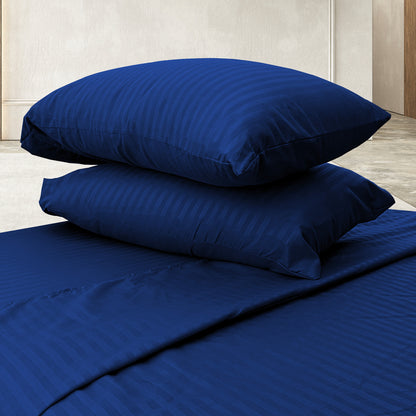 Juego de sabanas tacto seda King Size 4 piezas