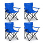 4 Sillas de Camping Plegables Aquila Cap 120Kg Multicolor