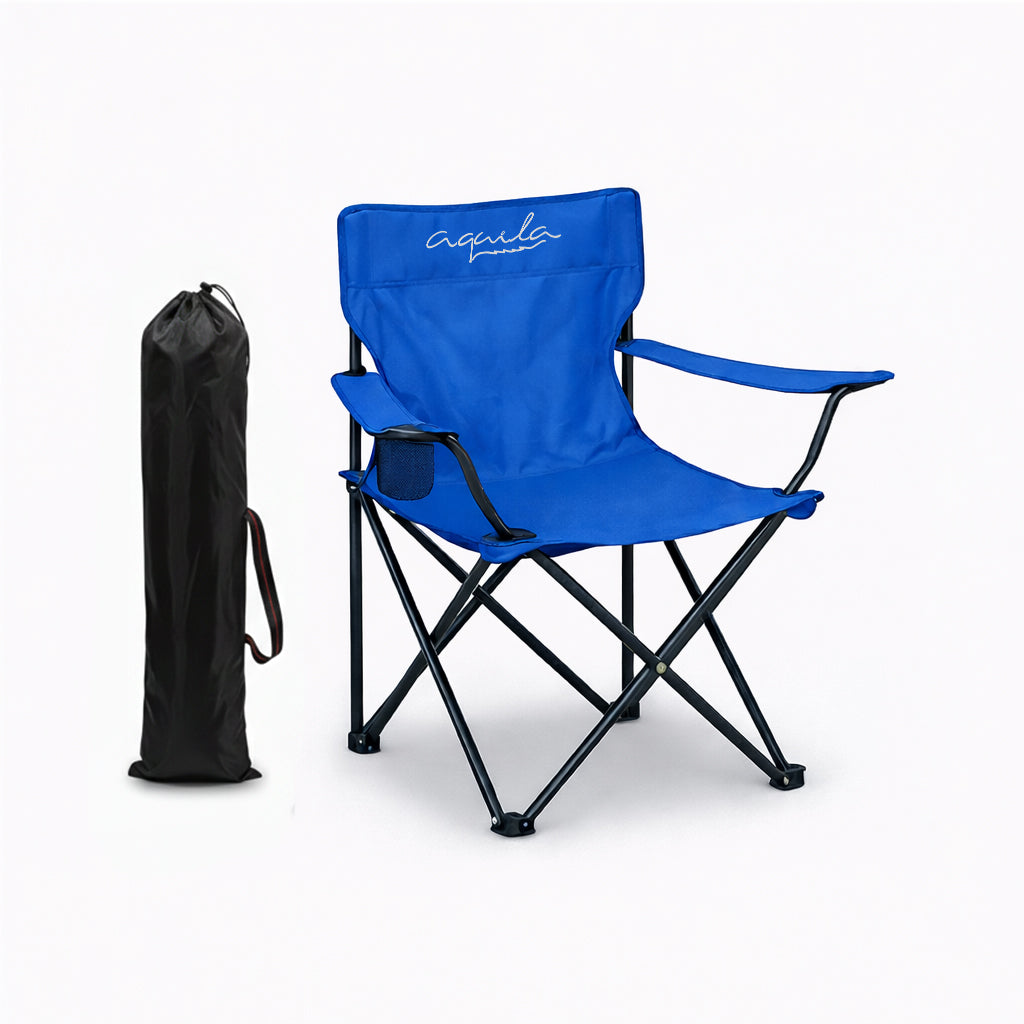 Silla de Camping Plegable Aquila Capacidad 120Kg Multicolor