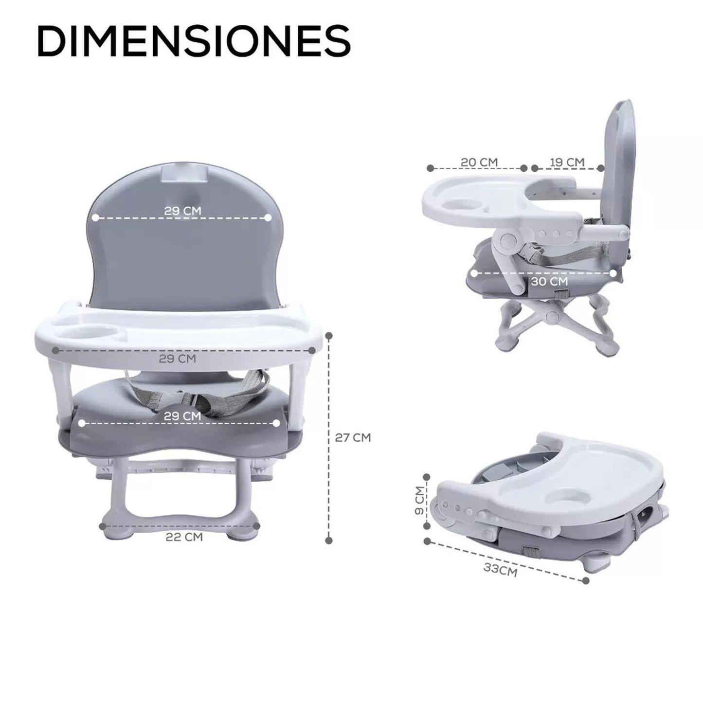 Silla Periquera plegable para bebé Aquila