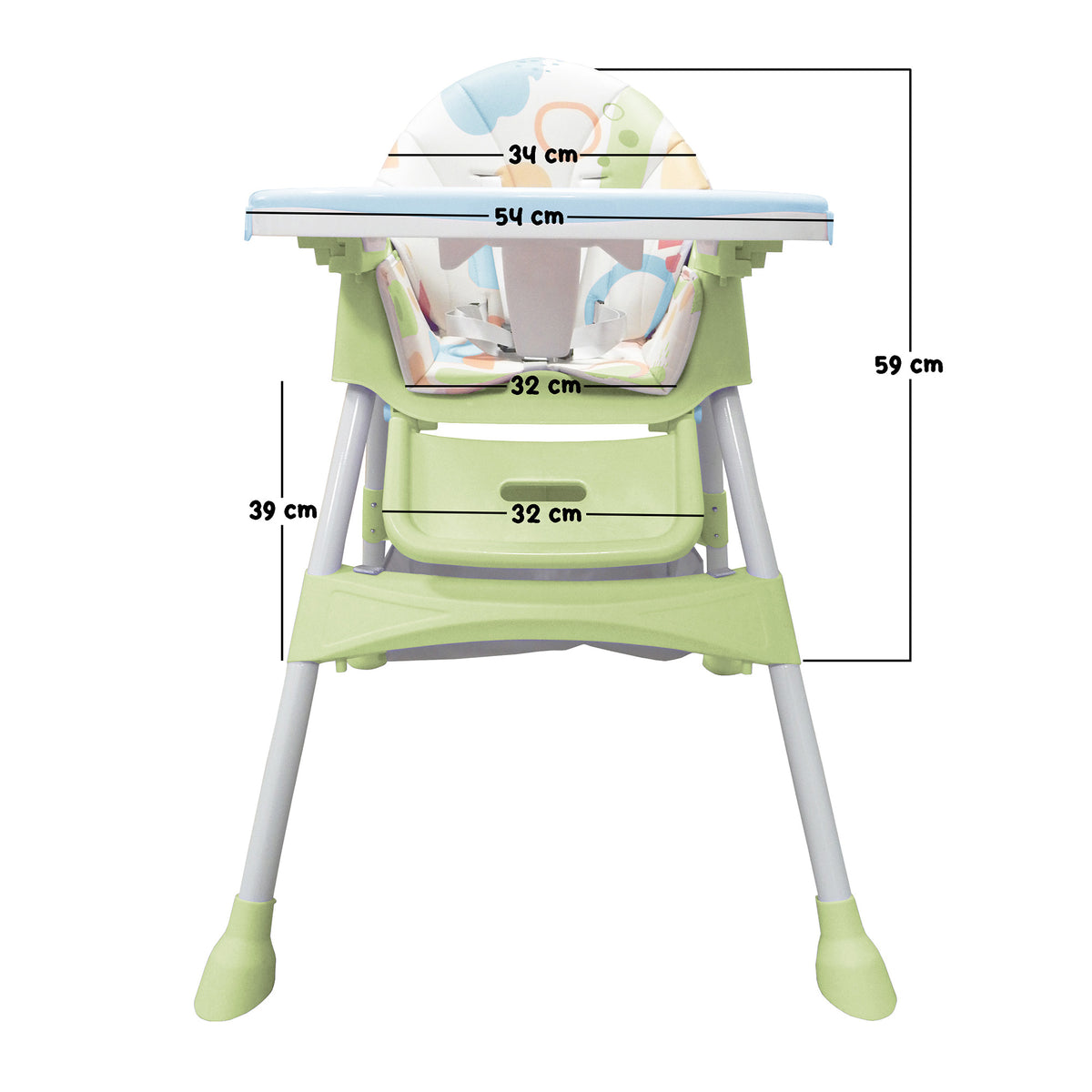 Silla periquera Alta 3 en 1 con Ruedas Aquila