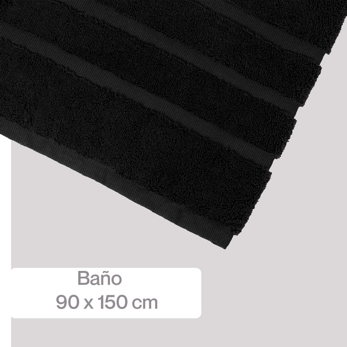 Toalla Twist baño 90x150cm Colores