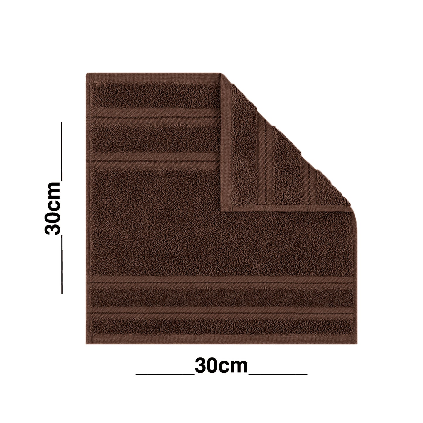 Toalla Facial Twist 30x30cm Colores