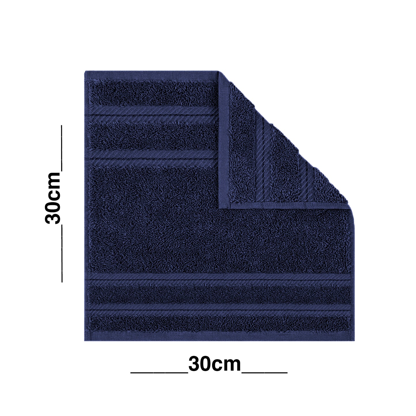 Toalla Facial Twist 30x30cm Colores