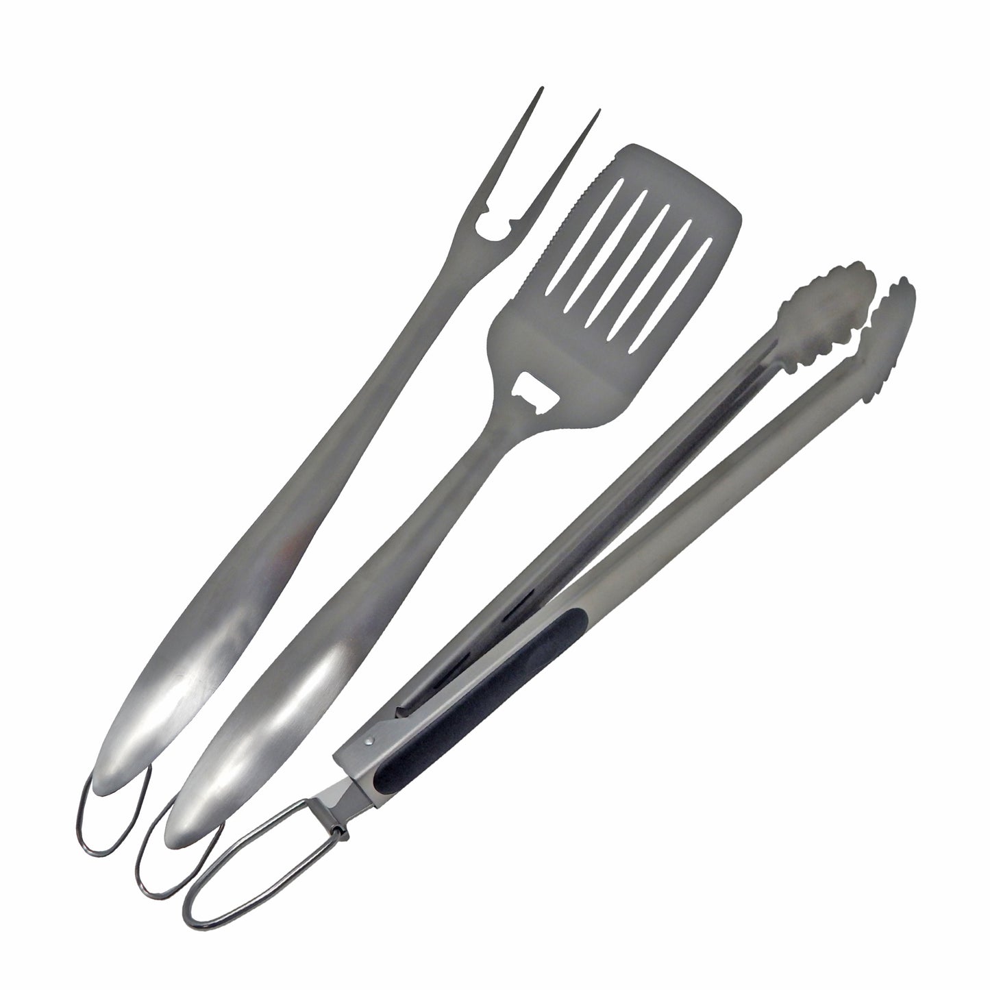 Utensilios de Asador de Acero Inox con Maletín Alamo