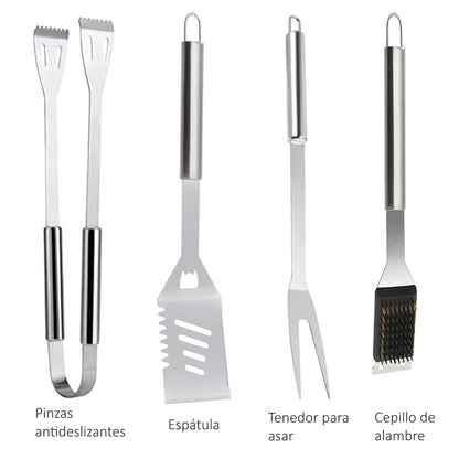 Juegos de Utensilios de Asador Modelo Carioca 30 piezas