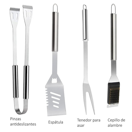 Juegos de Utensilios de Asador Modelo Carioca 30 piezas