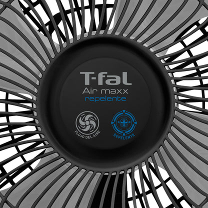 Ventilador T-fal Air Maxx Super Force repelente 2 en 1.