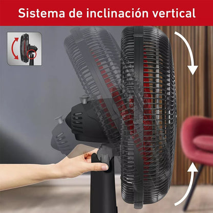 Ventilador Pedestal 18” Silencioso T-FAL TurboPower VE2913X0