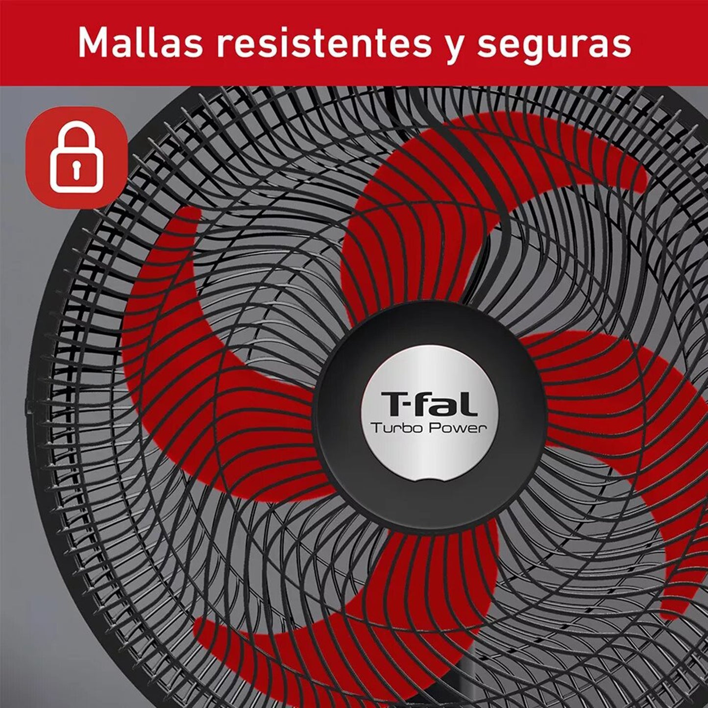 Ventilador Pedestal 18” Silencioso T-FAL TurboPower VE2913X0