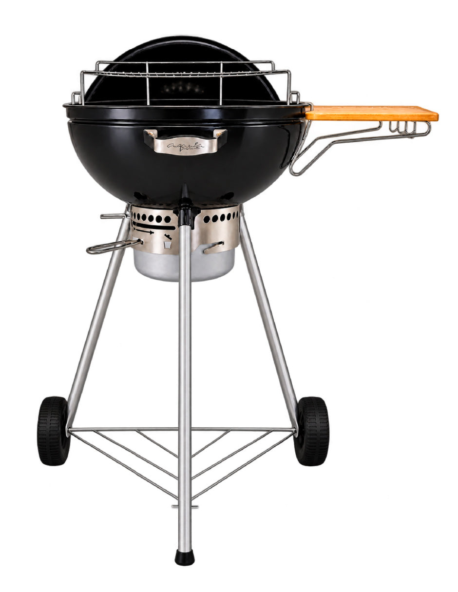 Asador de Carbón AQUILA ARDEO AS8032 con 2 ruedas, negro