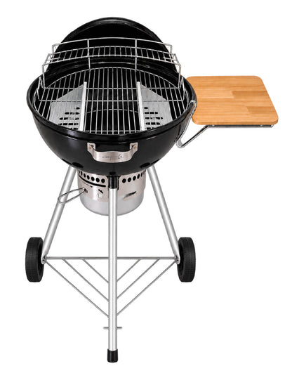 Asador de Carbón AQUILA ARDEO AS8032 con 2 ruedas, negro