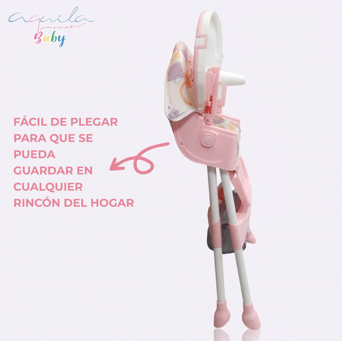 Silla periquera Alta 3 en 1 con Ruedas Aquila