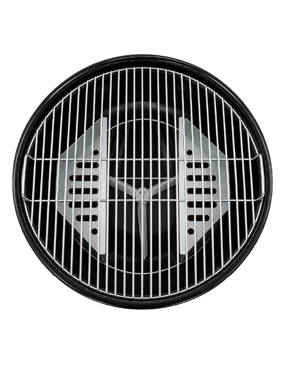 Asador de Carbón AQUILA ARDEO AS8032 con 2 ruedas, negro