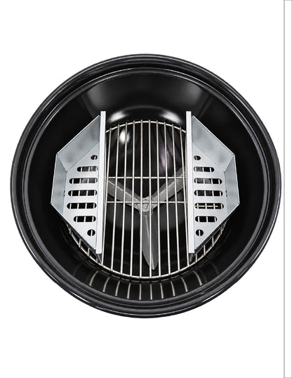 Asador de Carbón AQUILA ARDEO AS8032 con 2 ruedas, negro