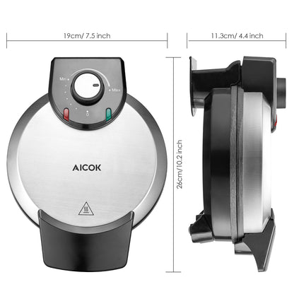 Waflera Circular Aicok SW-295 10 Temperaturas